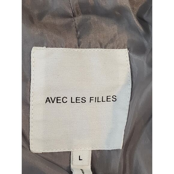 avec les filles womens anthropologie mixed tweed jacket size large lined - Picture 3 of 16